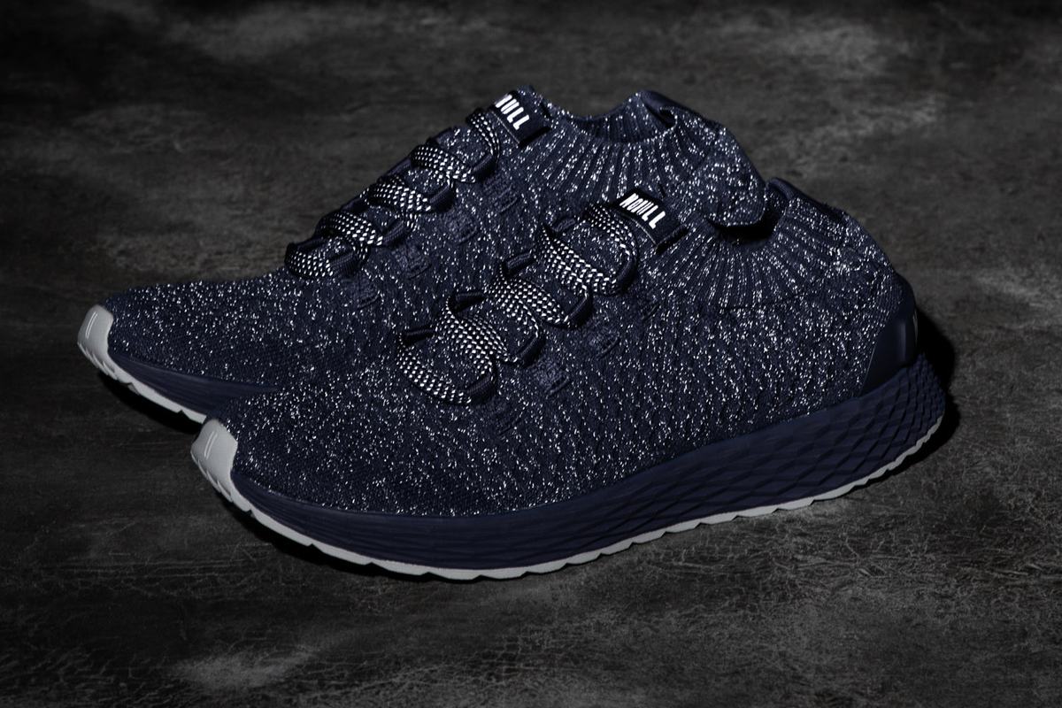 Nobull Knit Runner Men's Running Shoes Navy | Australia (UC7043)